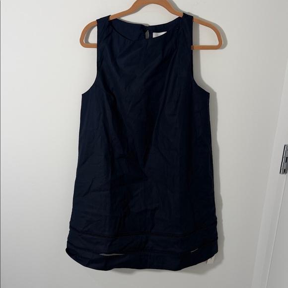 NWT Reformation Adalyn Sleeveless Navy Linen Shift Dress Size M - Picture 2 of 13